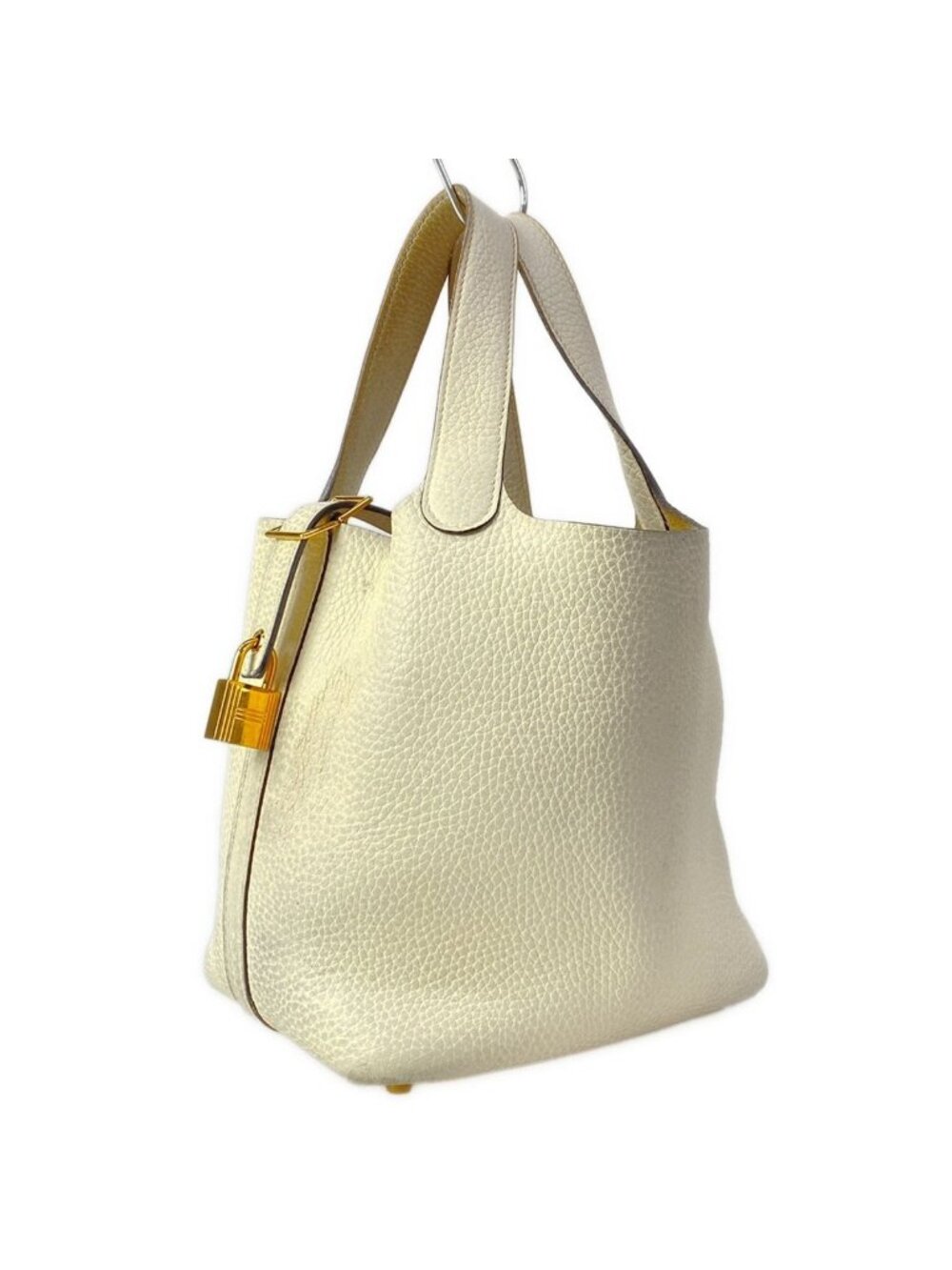 Hermes Handbag Picotin Lock PM Nata Gold
